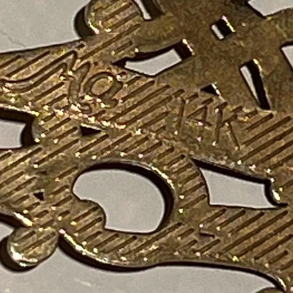 👩💐 ENGRAVED “#1 MOM” STAMPED AM 14 K GOLD MOTHER’S DAY PENDANT FOR NECKLACES - Picture 6 of 13